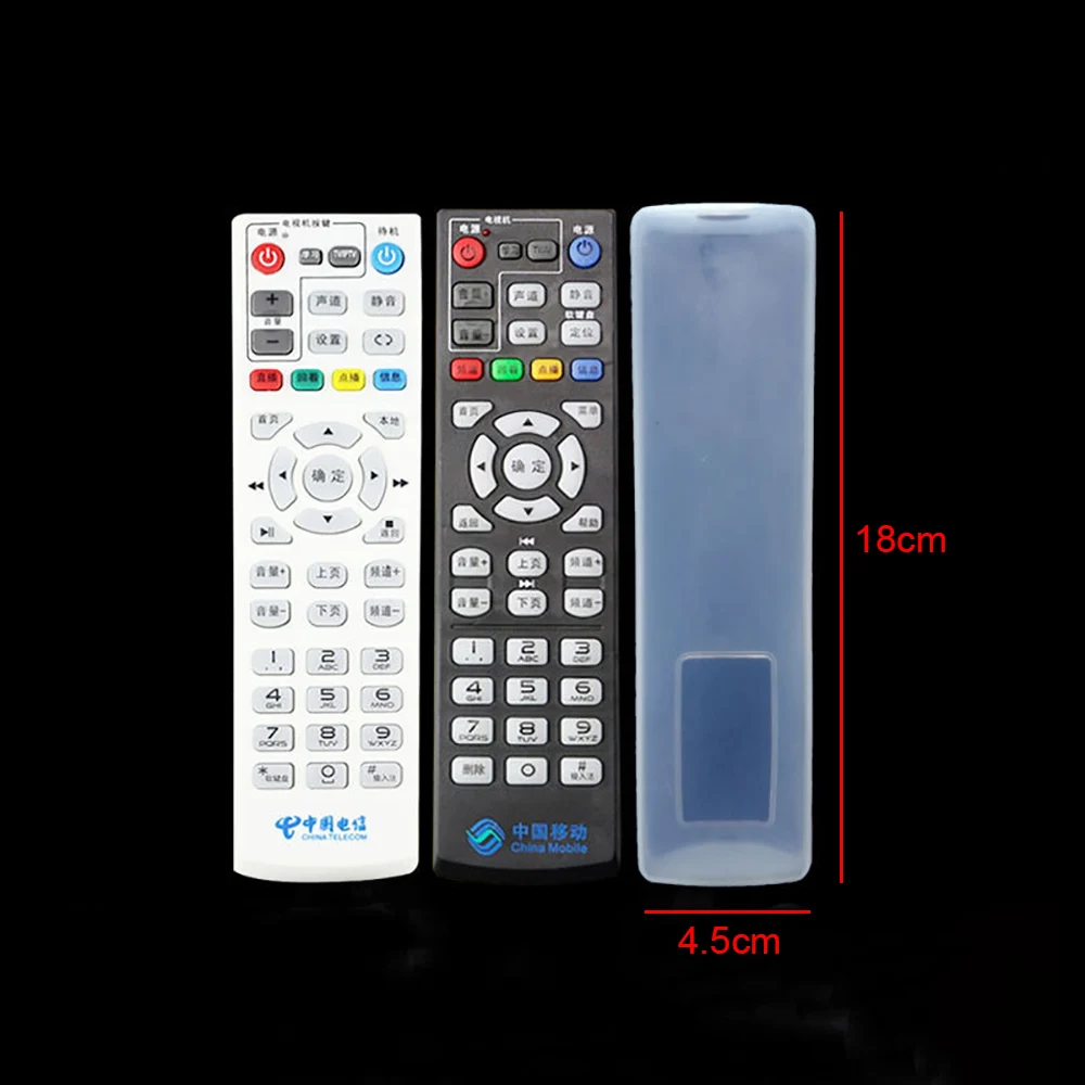 Silicone Remote Cover 1pcs Dust Protect Protective Storage Bag Portable Silicone Air Condition Control Case TV Remote Control Cover silicone remote cover