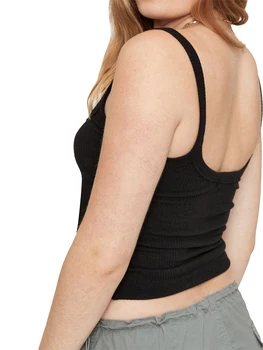 Women s Solid Color Tank Tops Basic Sleeveless Scoop Neck  Fit Shirts Ribbed Tops 2