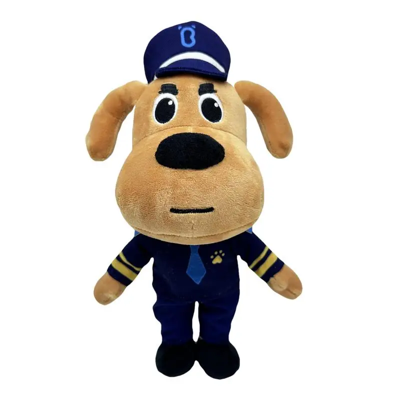 

Cartoon Sheriff Dog Plush Toy Cuddly Animation Sheriff Labrador Stuffed Doll for Children's Day Easter Birthday Christmas Gifts