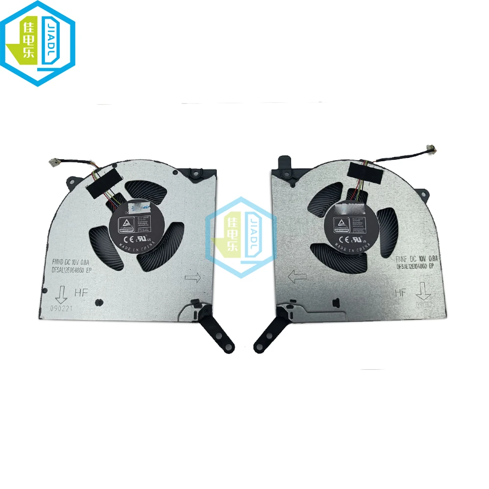 

10V 0.8A CPU GPU Cooling Radiator Fan Cooler For Lenovo Legion 5 PRO-16ACH6H R9000P Y9000P 5H40S20280 5H40S20277 DFSAL12E064860