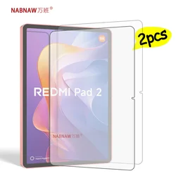 Premium Full HD Tempered Glass Screen Protector Set - Anti - Scratch & Oil - Resistant Tablet Protection (2P - Redmi Pad 2)