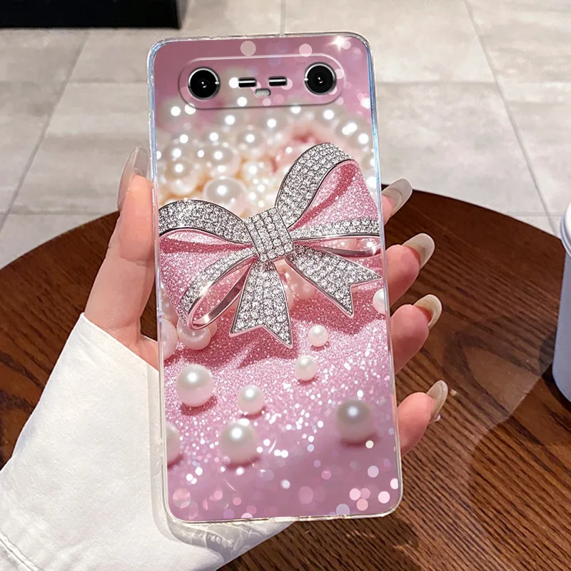 Aesthetic Cute Cat Transparent Soft Silicone Phone Case