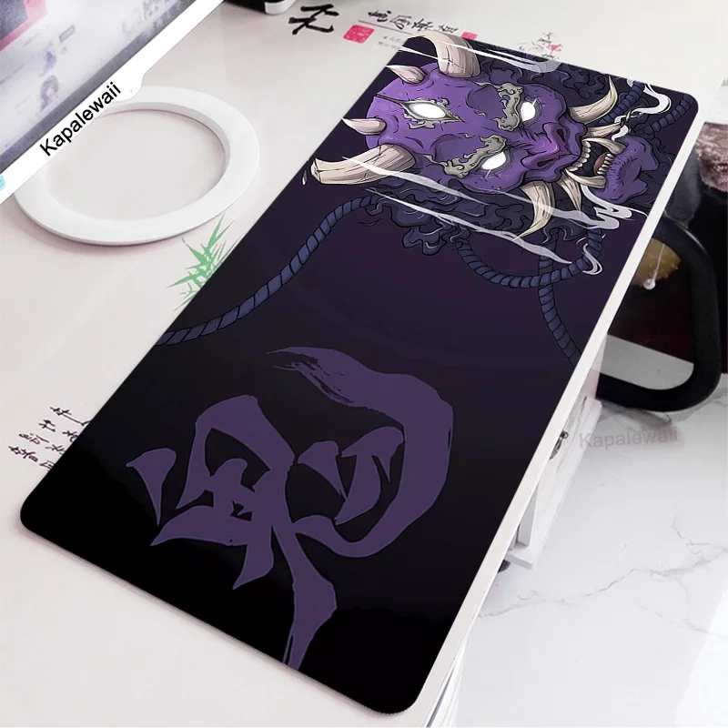 

Japan Large Purple Mousepad Oni Office Table Anime Deskmat Laptop Xxl Mouse Pad Gamer Desk Pads Gaming Accessories Free Shipping