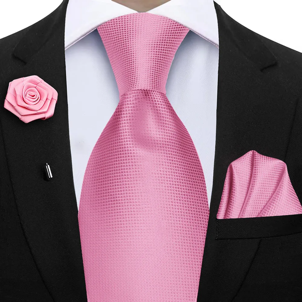 Elegant Peacock Blue Plaid Men's Accessory Set - Tie & Pocket Square Collection