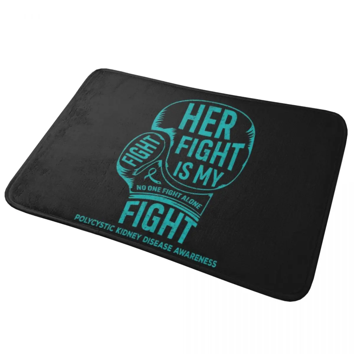 

Disease Awareness Boxing Gloves Doormat Non-slip Super Absorbent Bathroom Floor Mats Home Entrance Rugs Carpet Hallway Footpad