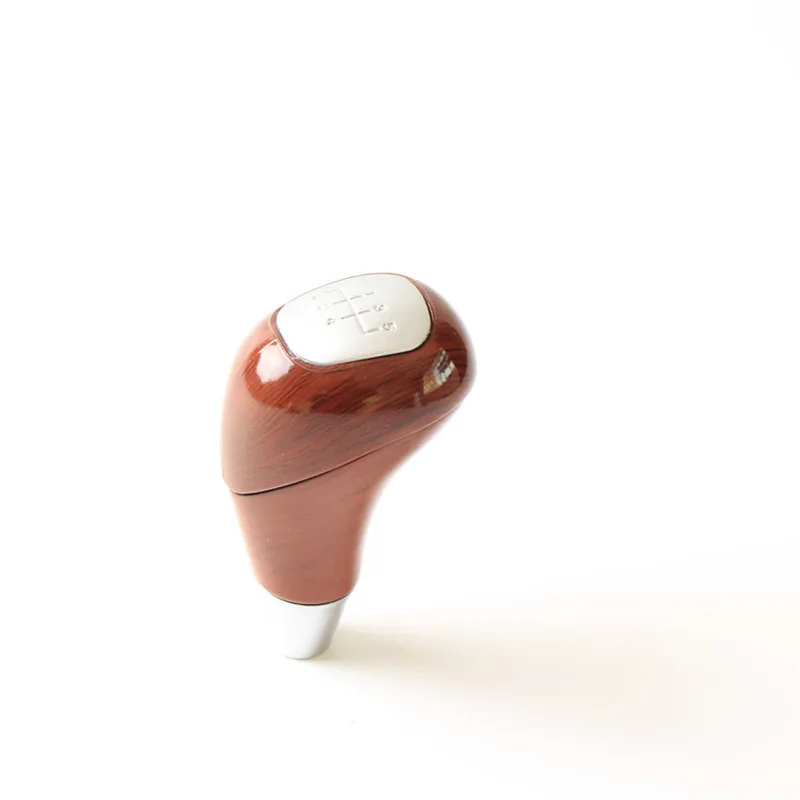 Mat Silver Selector Shift Lever Knob for Mercedes Benz W210 W220 W163 W202 W140 Wooden Gear Shift Knob Custom
