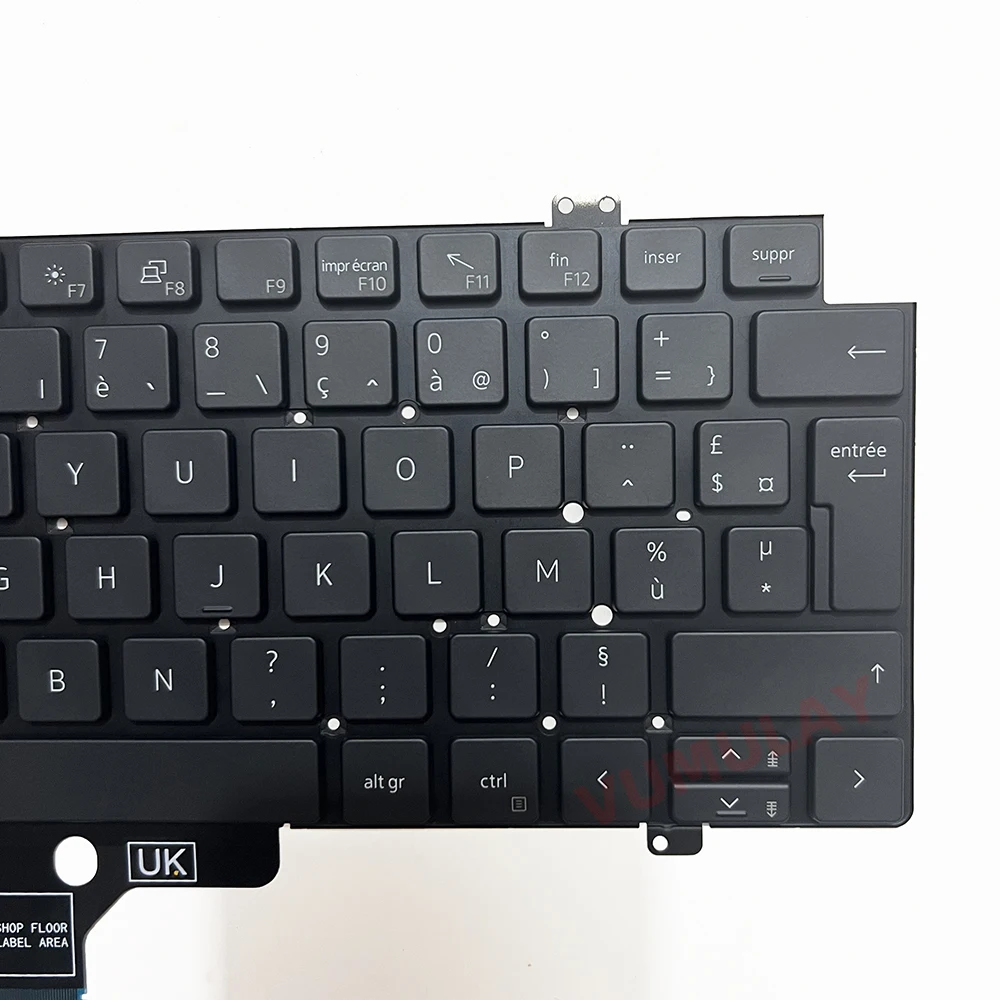 AZERTY Keyboard for Dell Latitude 7420 7430 7521 7520 7240 7530