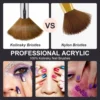 Shine Chance Acrylic Nail Brush, 100% Real Kolinsky Art Nail Brush for Acrylic Powder Application, Handmade Women Manicure Nail 5