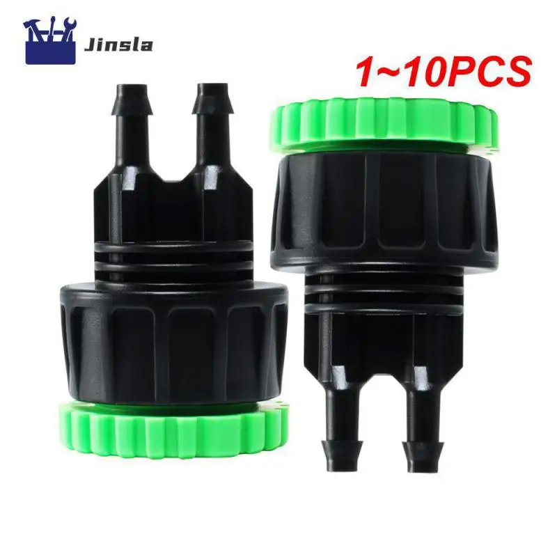 

1~10PCS Garden Quick Connector Tap 1/2" 3/4" Male Female Thread Nipple Joint 1/4" Hose Repair Irrigation Water Splitters Tools