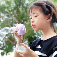 Baby Shower Cartoon Animal Toys Baby Shower Toys Distraction Floating Silicone Bath Toys Drip Soft Silicone BPA Free Baby Gift 2