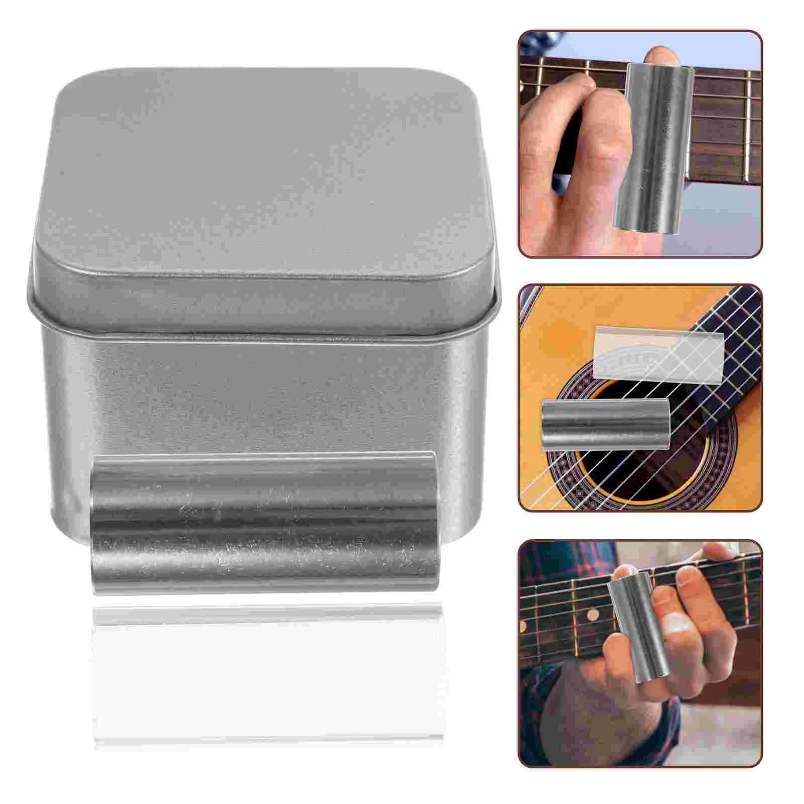 2pcs Guitar Slides Guitar Slide Sticks Musical Instrument Slider Guitar