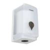 Center-pull Paper Roll Holder for Kitchen Paper Towel Dispenser Wall Mounted Large Capacity Paper Storage Box One-hand Pull 2