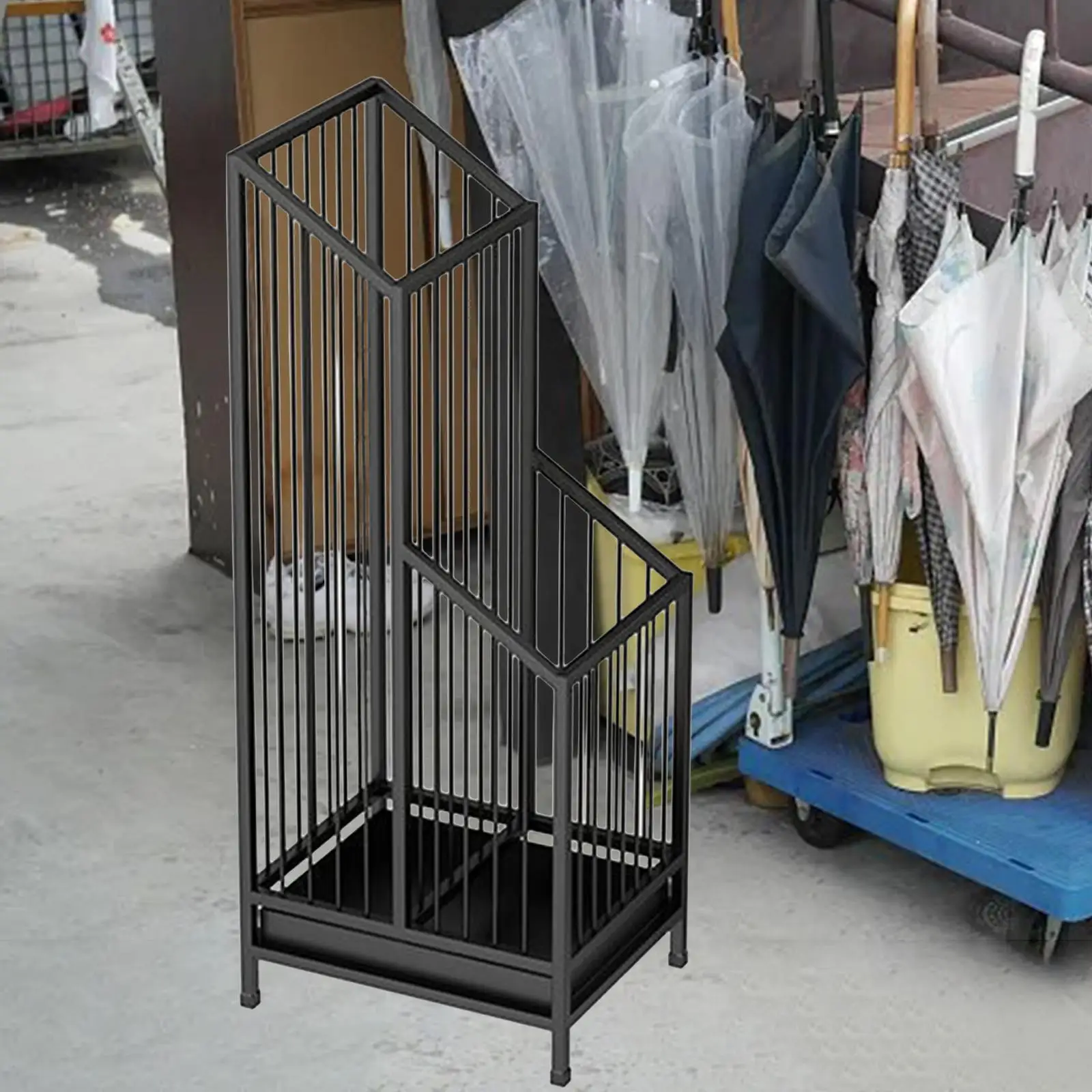 Standing Umbrella Holder Sturdy Parasol Storage Rack Freestanding Umbrella Storage Box Office Bar Hallway Home Entryway