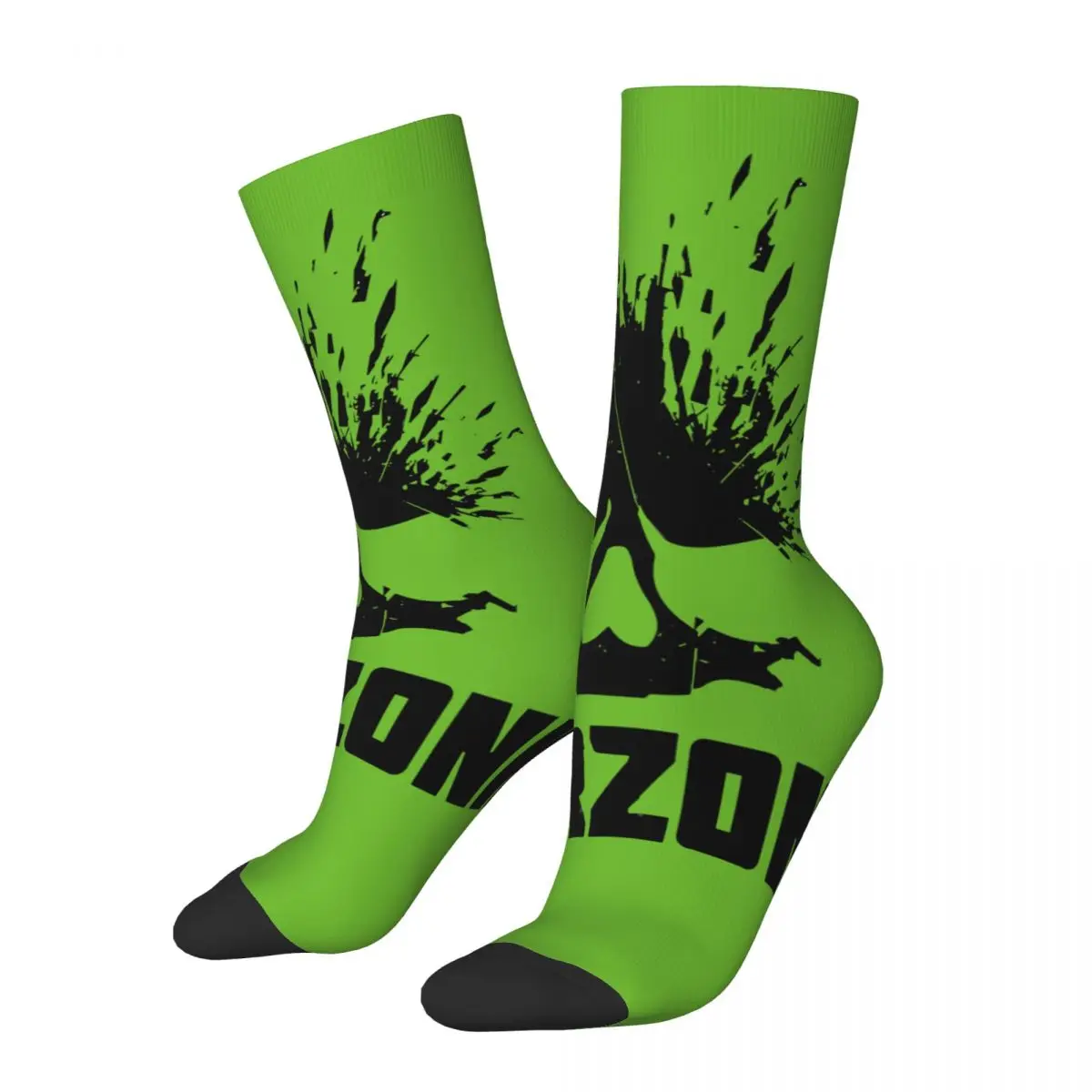 Divertente Crazy Compression Warzone Headshot Classic Sock For Men Vintage Cod Black Ops Cold War Seamless Pattern Sock Regalo Casual