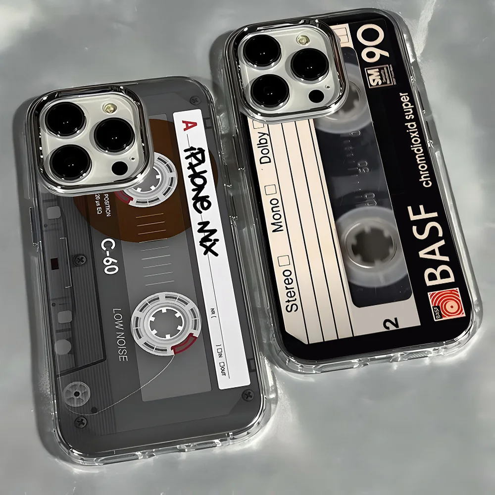 Retro Cassette Tape Inspired Creative Phone Case
