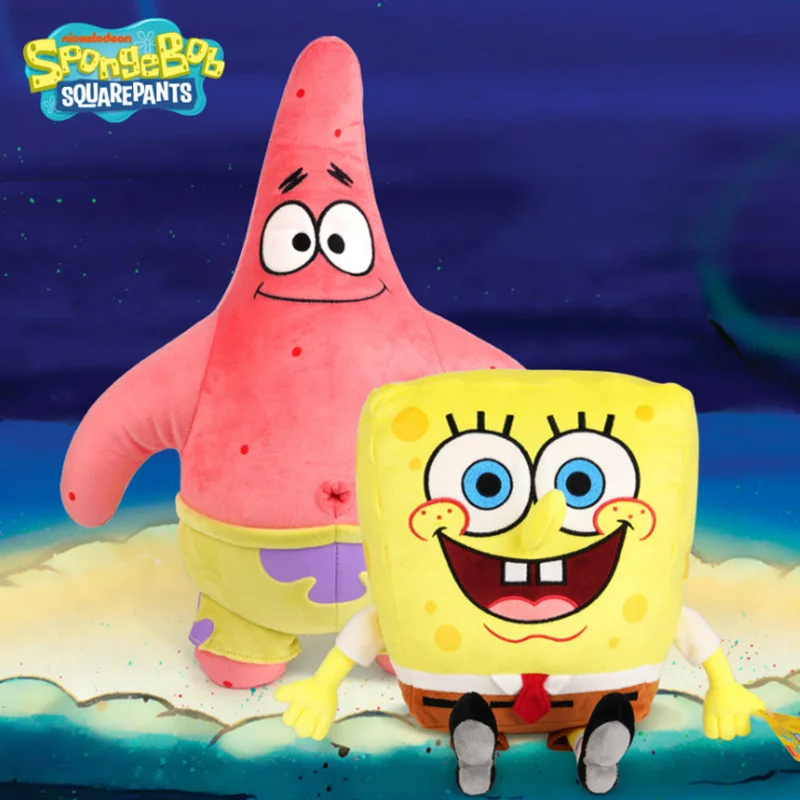 Spongebob Patrick Star Eugene H. Krabs Gary the Snail Plush Toy Throw Pillow Halloween Decorations Birthday Gift Boy