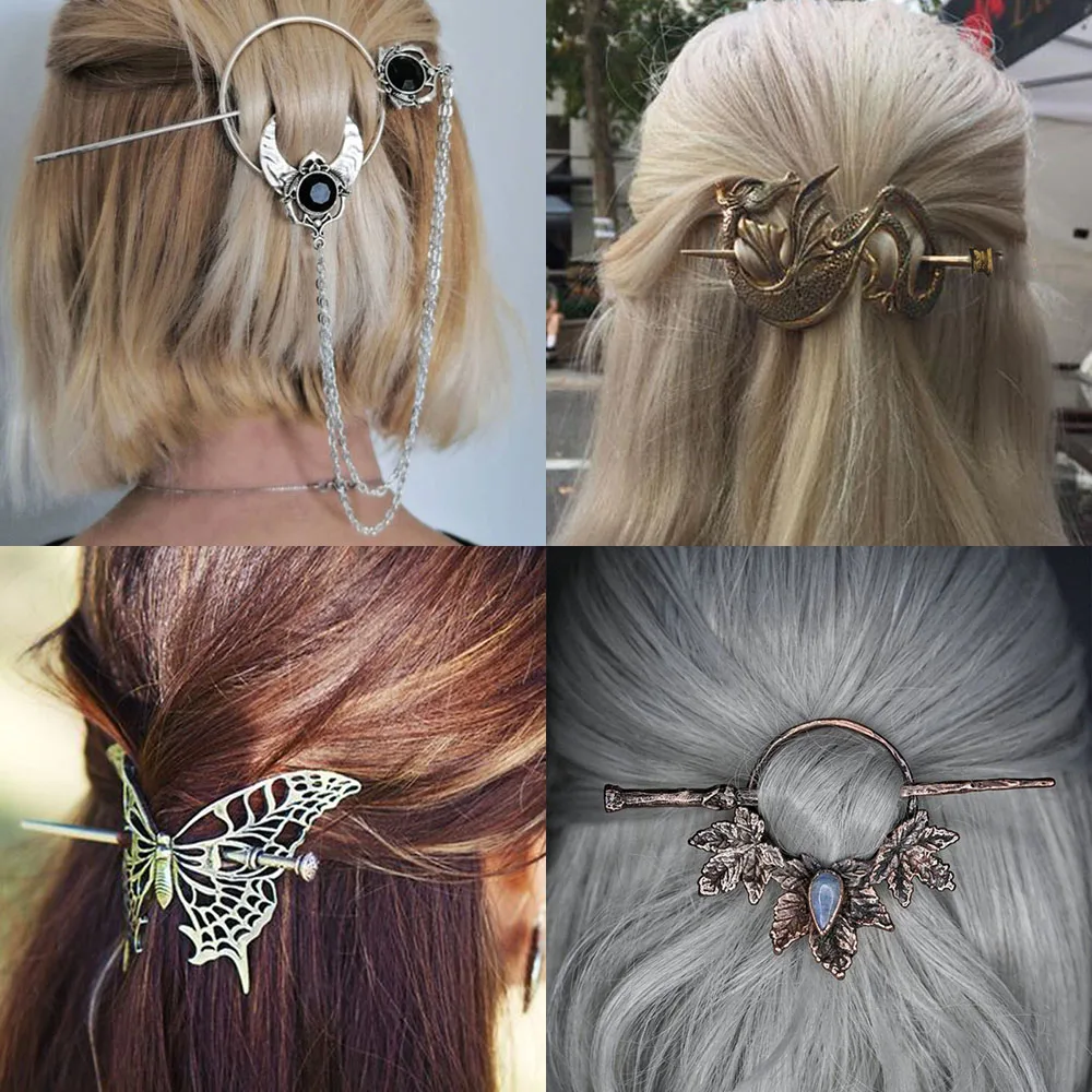  FOMIYES Hairpin Viking Hair Accessories Viking Hair