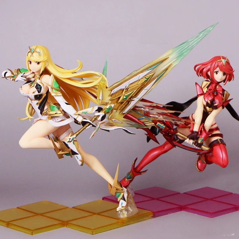 Xenoblade Chairs Anime Figure Mythra Pyra Action Figures Anime Figure Model Collect Boy Toys Figure Holy Graal Of Heaven