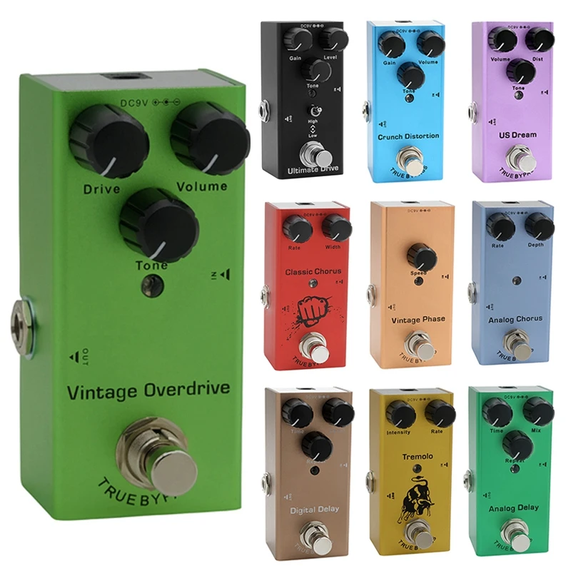 

Electric Guitar Pedal Vintage Overdrive/Distortion Crunch/Distortion/US Dream/Guitar Accessories