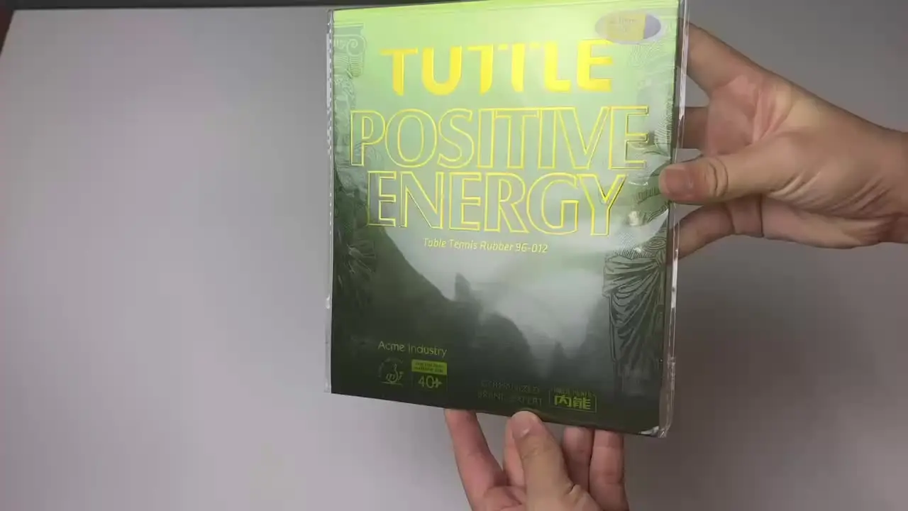 TUTTLE Положительная энергия резина для настольного тенниса красная