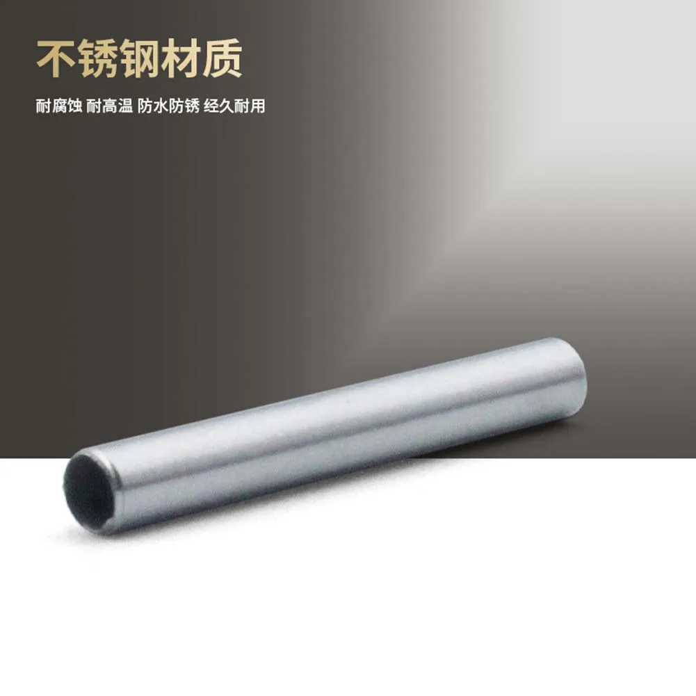 

Stainless Steel Temperature Probe Shell Single Head Small Steel Tube PT100 Shell Platinums Thermal Resistance Stainless Steel