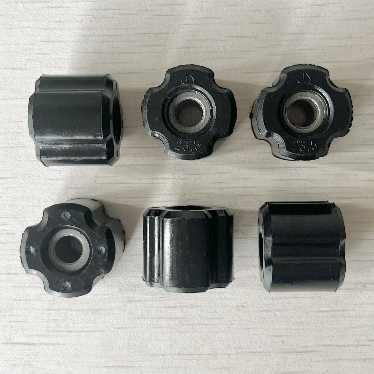 6PCS Brush Cutter Shaft Parts Bushing Oil Bearing 7MM/8MM For Grass Trimmer 26/28mm Tube Pipe Aluminum Tube Inside Replacement brush cutter accessories grass trimmer