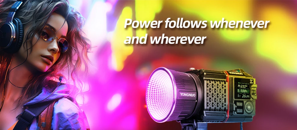 YONGNUO 150W YN150 Ultra RGB Bi-color Portable LED Video Light Fits Mini Bowen M