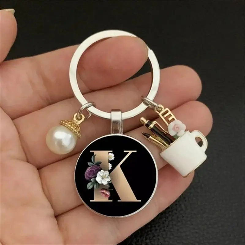 MyGiftHome 26 Letter Keychains Cup Pendants Bag Ornaments