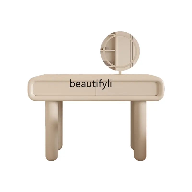 

Cream Style Dressing Table Bedroom Small Apartment Girl French High-Grade Makeup Table
