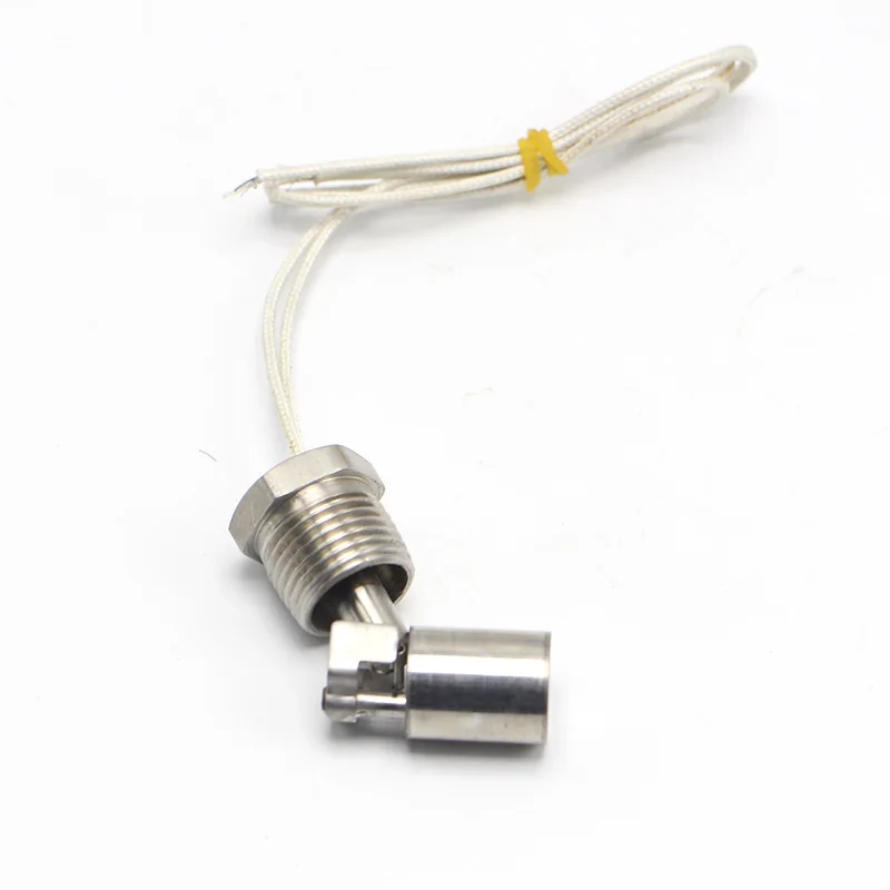 DEWIN Sensor De Nivel De Agua, Interruptor De Flotador De Bola Doble De Acero Inoxidable Interruptor De Sensor De Controlador De Nivel De Agua Para Piscina De Tanque 200mm