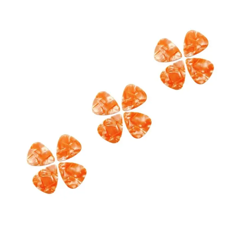 

Mixing Thickness 0.46mm/0.71MM/1.0mm 100pcs Chinese Factory Orange celluloid Guitar Picks