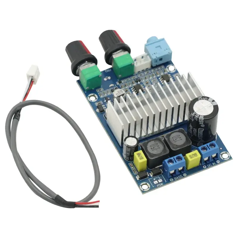 TPA3116 Subwoofer Amplifier Board TPA3116D2 Audio Amplifiers 100W Bass Output DC12-24V NEW image 3