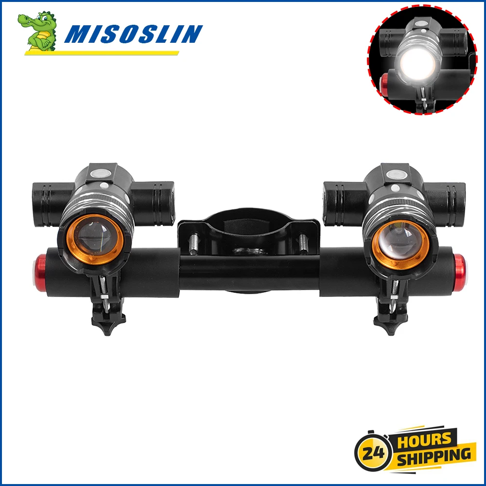 

Scooters LED Headlight Zoomable 1200mAh Battery USB Rechargeable For Ninebot ES1 ES2 ES3 ES4 Electric Scooter Front Light Lamp