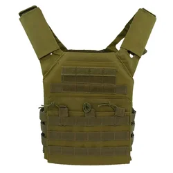 Waterproof Lightweight Tactical Molle Vest for Outdoor and Security Activities (ArmyGreen)