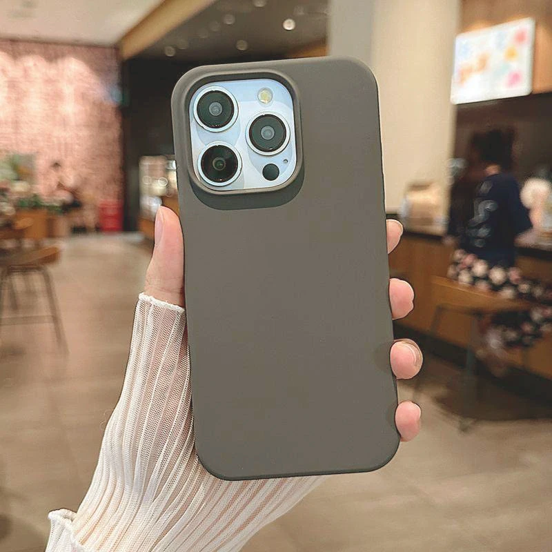 Premium Liquid Silicone Phone Case with Box Cover