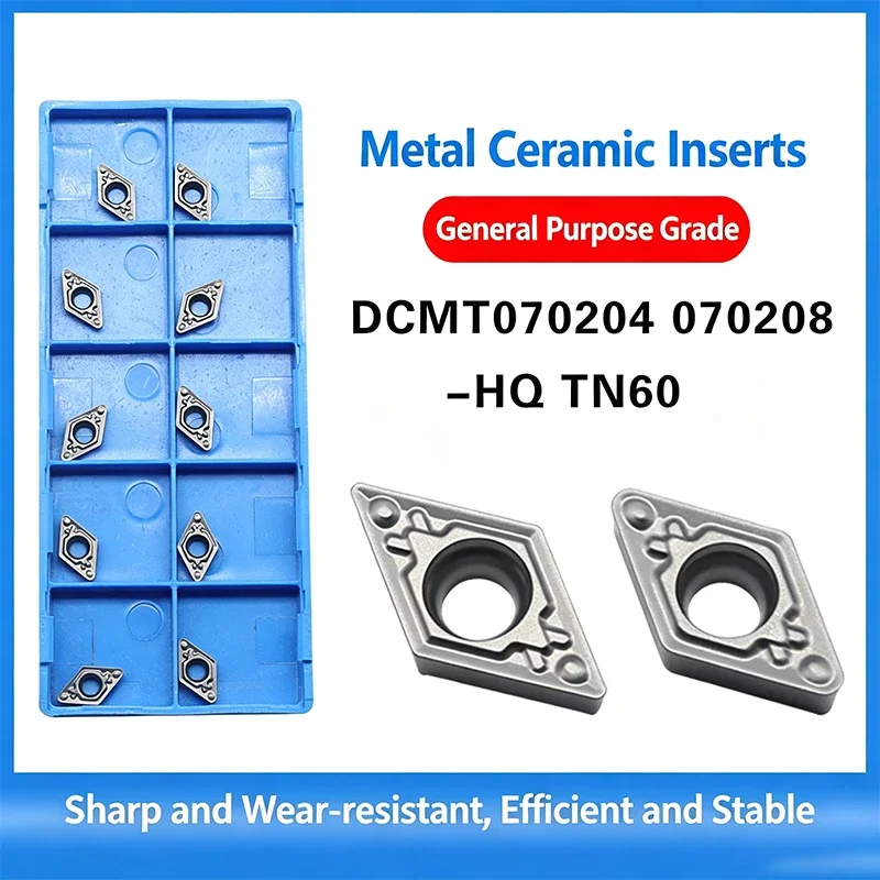 Metall-Keramik CNC-Drehwerkzeugeinsätze DCMT070204 DCMT070208 DCMT11T304 DCMT11T308 Allzweck-Qualität