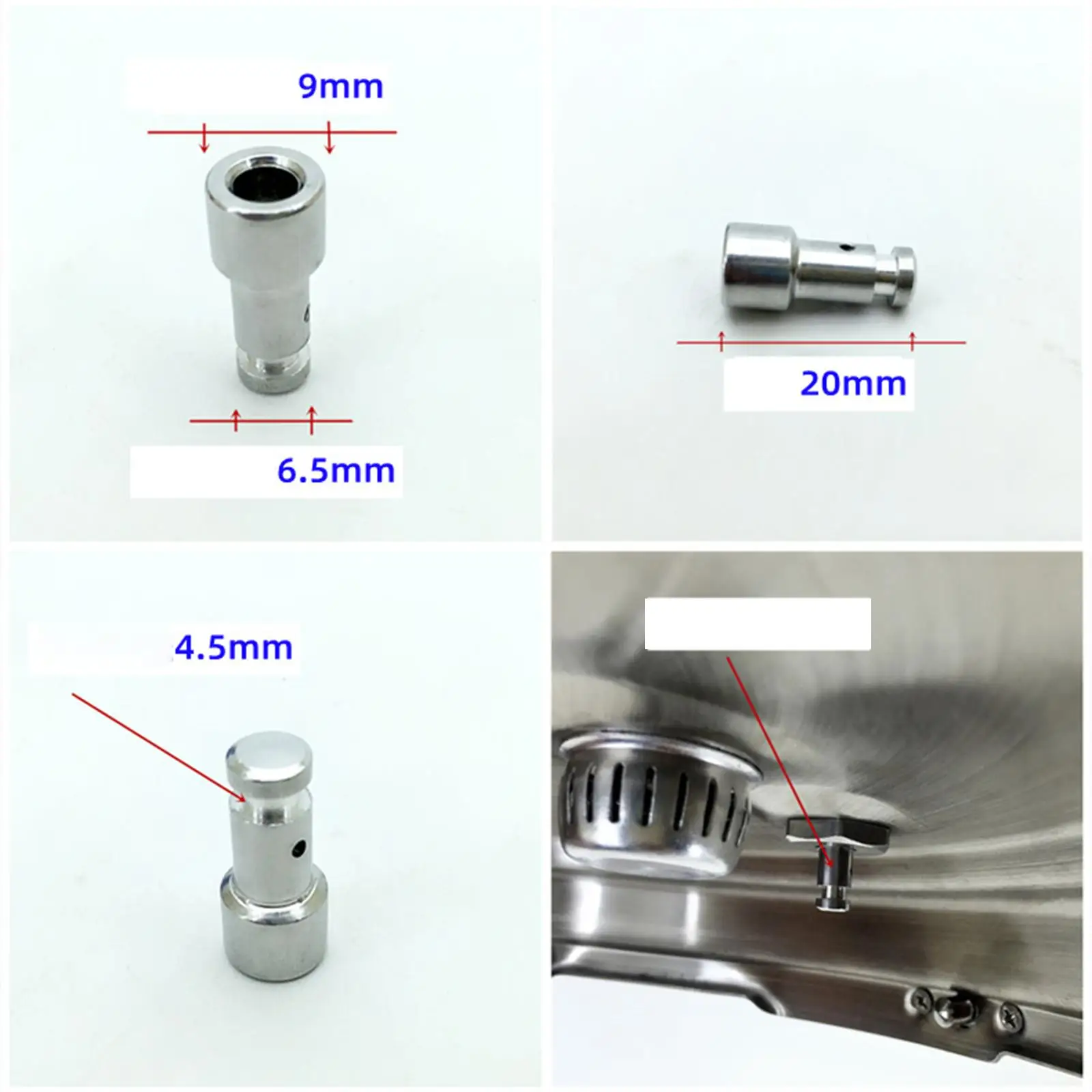 10x Float Valve Pressure Cooker Float Valve Seal Durable Simple to Use for Restaurant Kitchen Home Silicone Caps Accessories