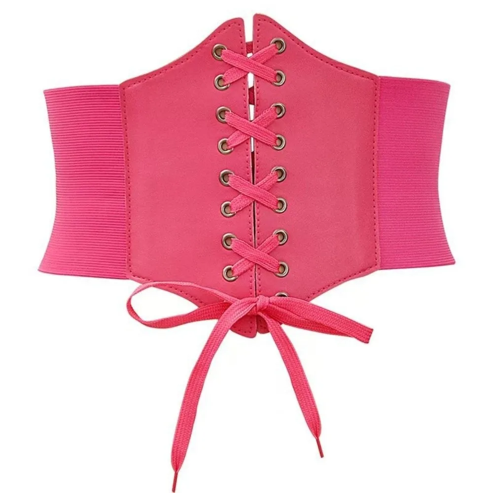 Breiter Korsett-Taillengürtel, dekorativer, schlankmachender Taillengurt, elastisches Design für den Außenbereich, Body-Shapewear für Röcke, Kleider, Oberteile, Kleidung – Detail 6