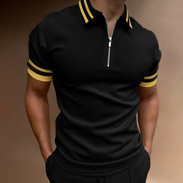 Men's Polo Shirt 2021 Men Solid Polo Shirts Brand Men Short-Sleeved Shirt Summer Shirt Man Clothing Asian Size M-3XL L-01