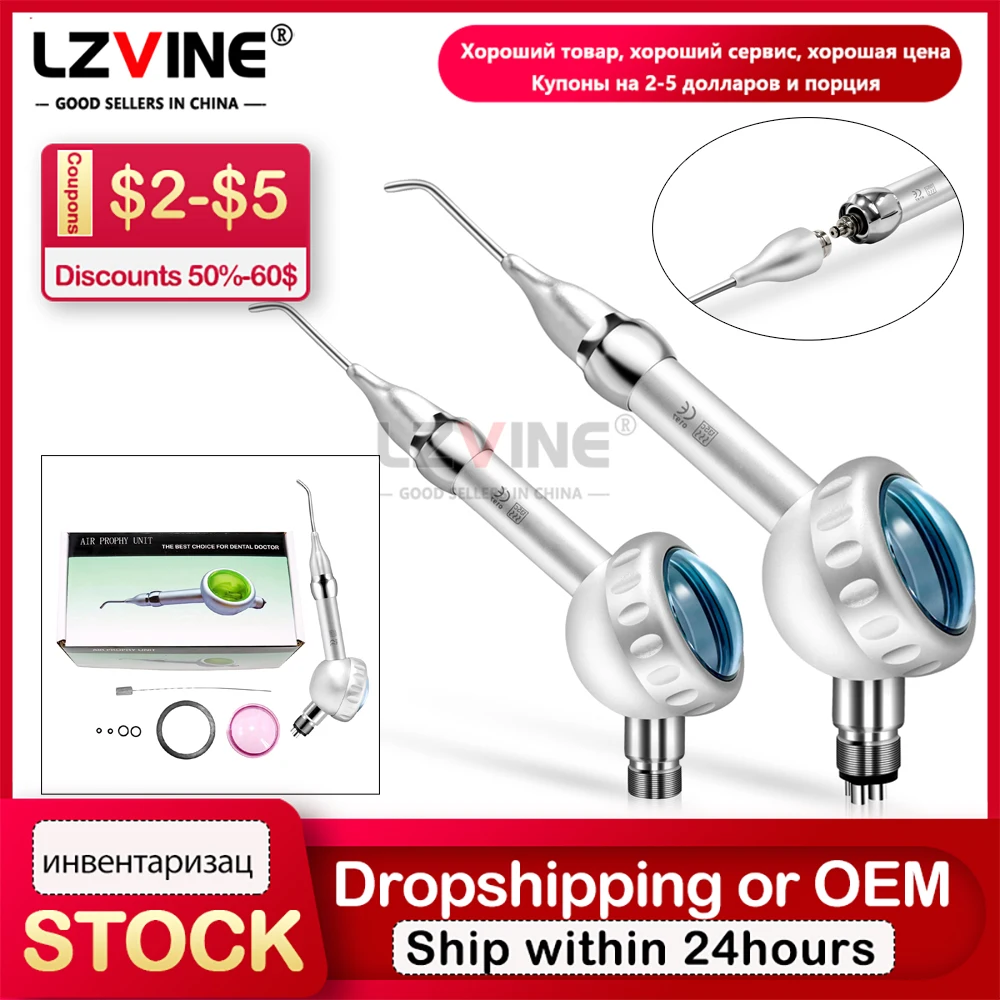 

Teeth Whitening Spray Dental Air Water Polisher Jet Air Flow Oral Hygiene Tooth Cleaning Dental Equipment Prophy Polishing Tool