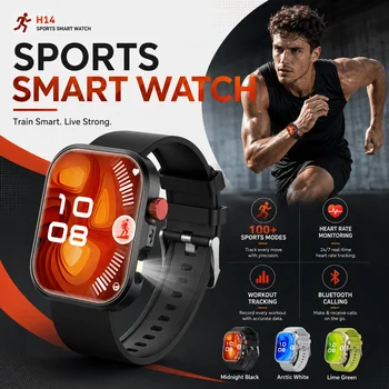 LAXASFIT Nuovo Smartwatch con Pulsante Rotante Cambia Colore, Torcia, Chiamate Bluetooth, Monitoraggio Frequenza Cardiaca, Ricarica Magnetica