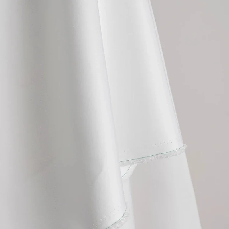 Polyester Thickened Crisp Fabric By Meter Silhouette Skirt Jacket Trench Coat Clothing Graduation Designer Fabrics Black White