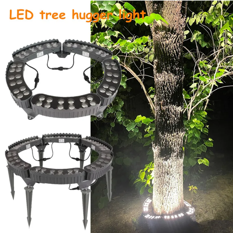Outdoor Led Tree Hugging Light Spotlights IP65 Waterproof Led Shoot Tree Ground Lights Lawn Super Bright Landscape Garden Light
