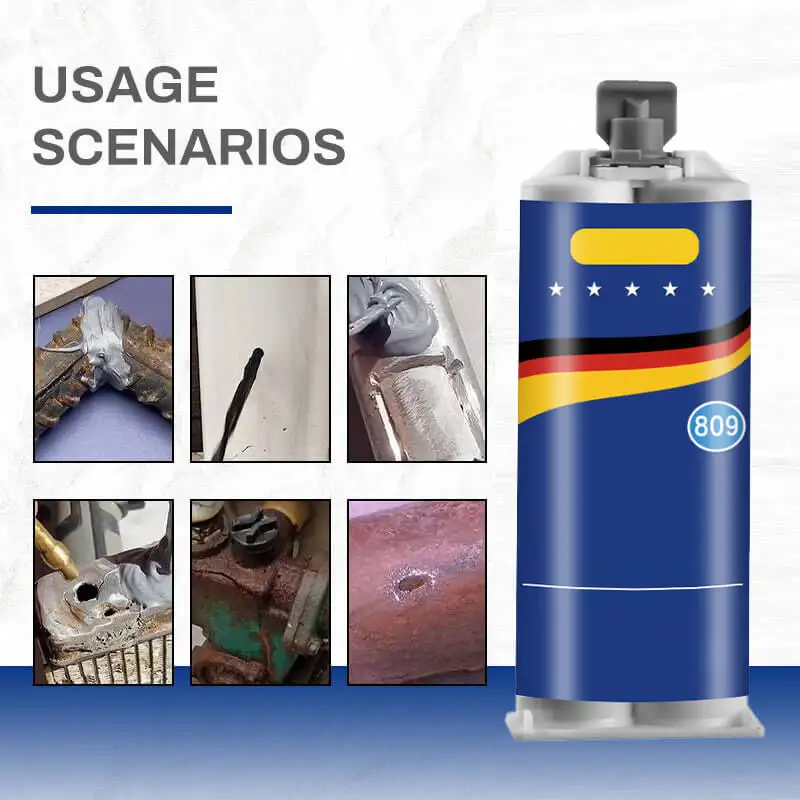 Description Picture 6 of itemMetal Repair Adhesive High Strength Bonding Sealant Heat Resistance Cold Weld Industrial Repair Agent Casting Extrusion Glue