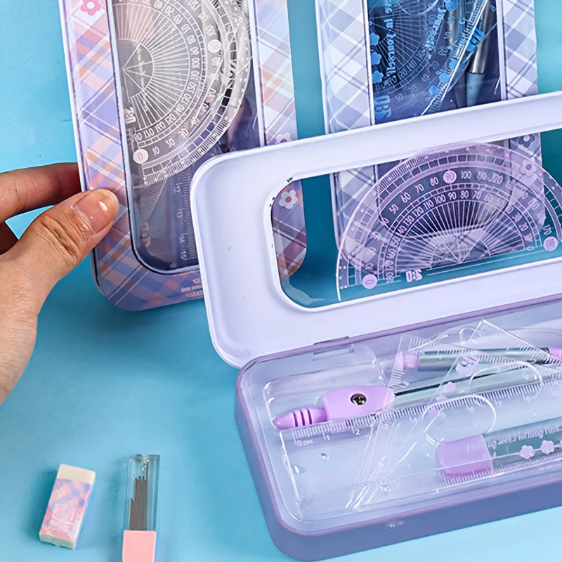 1 Set of Rulers, Flexible and Not Easy to Break, with Clear Scales for Accurate Measurement, Suitable for Students, Exams, Study, Office, Drawing, and Measuring Stationery - 3