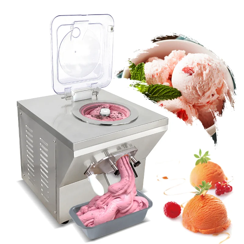 20L/H Desktop Mini Home Hard Ice Cream Machine Smart Fruits Batch Freezer  Italian Gelato Machine Makers