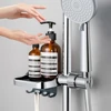 Shower Shelf Without Drilling Bathroom Shampoo Holder Bathroom Shelf With Shower Stand Soap Holder Bathroom Accessories 1