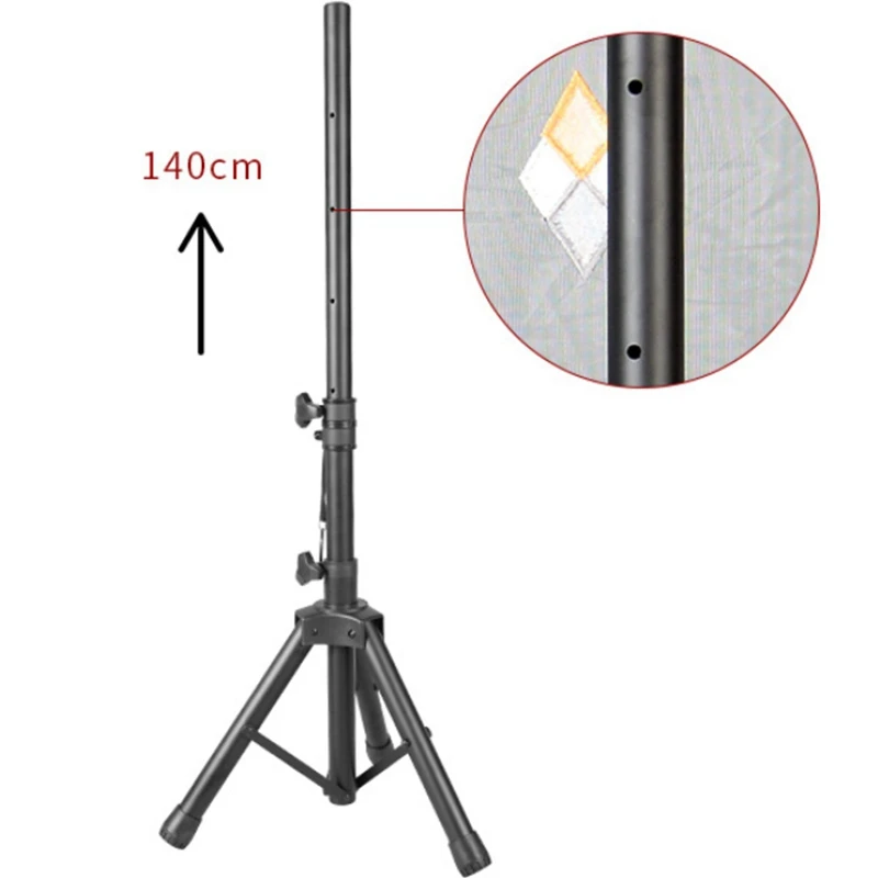 Speaker Stand Suporte do Tripé Tripé Áudio Ktv Outdoor Prateleira Metal Floor Stand 2x - Image 2