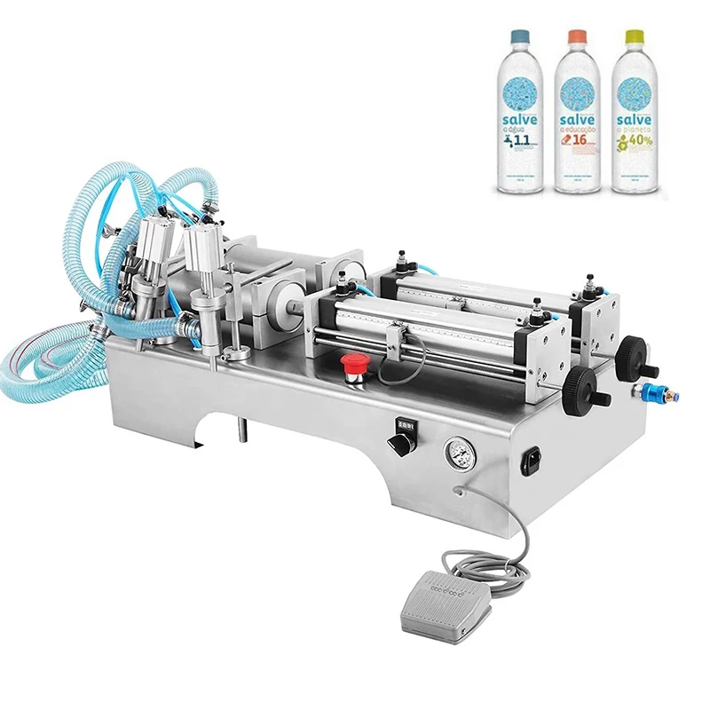 

Semi Automatic Liquid Filling Machine Stainless Steel Commercial Packaging Machine Quantitative Filler 50-500ml