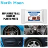 Car Interior Dashboard Console Cleaning Wet Towel Glass Window Dust Remover Wipe 3